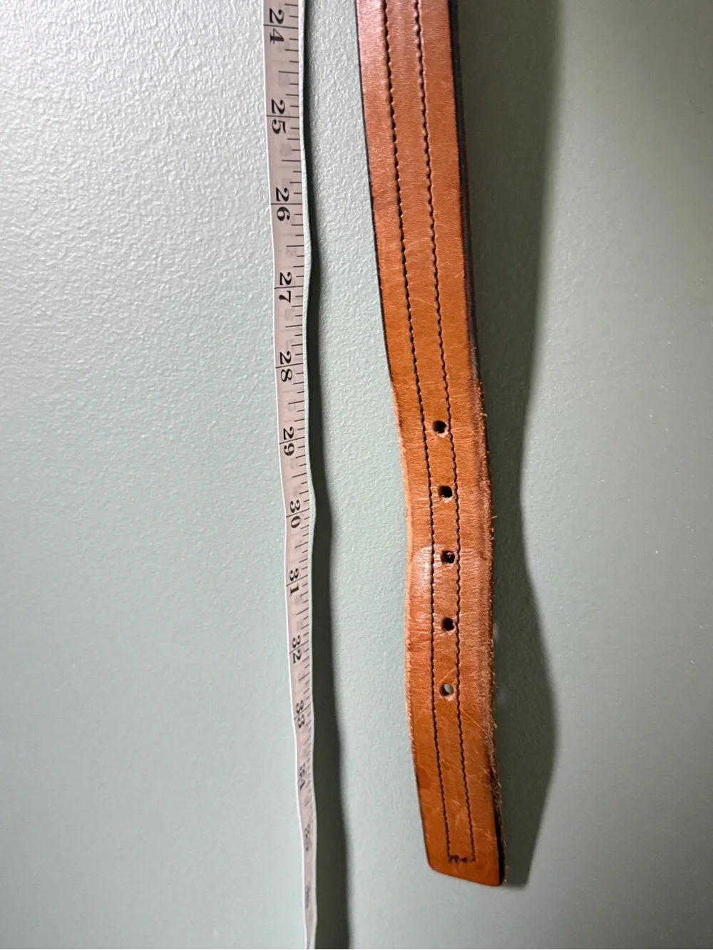 Levi's Vintage Belt - Brown Leather - Brass Buckle/ Tag